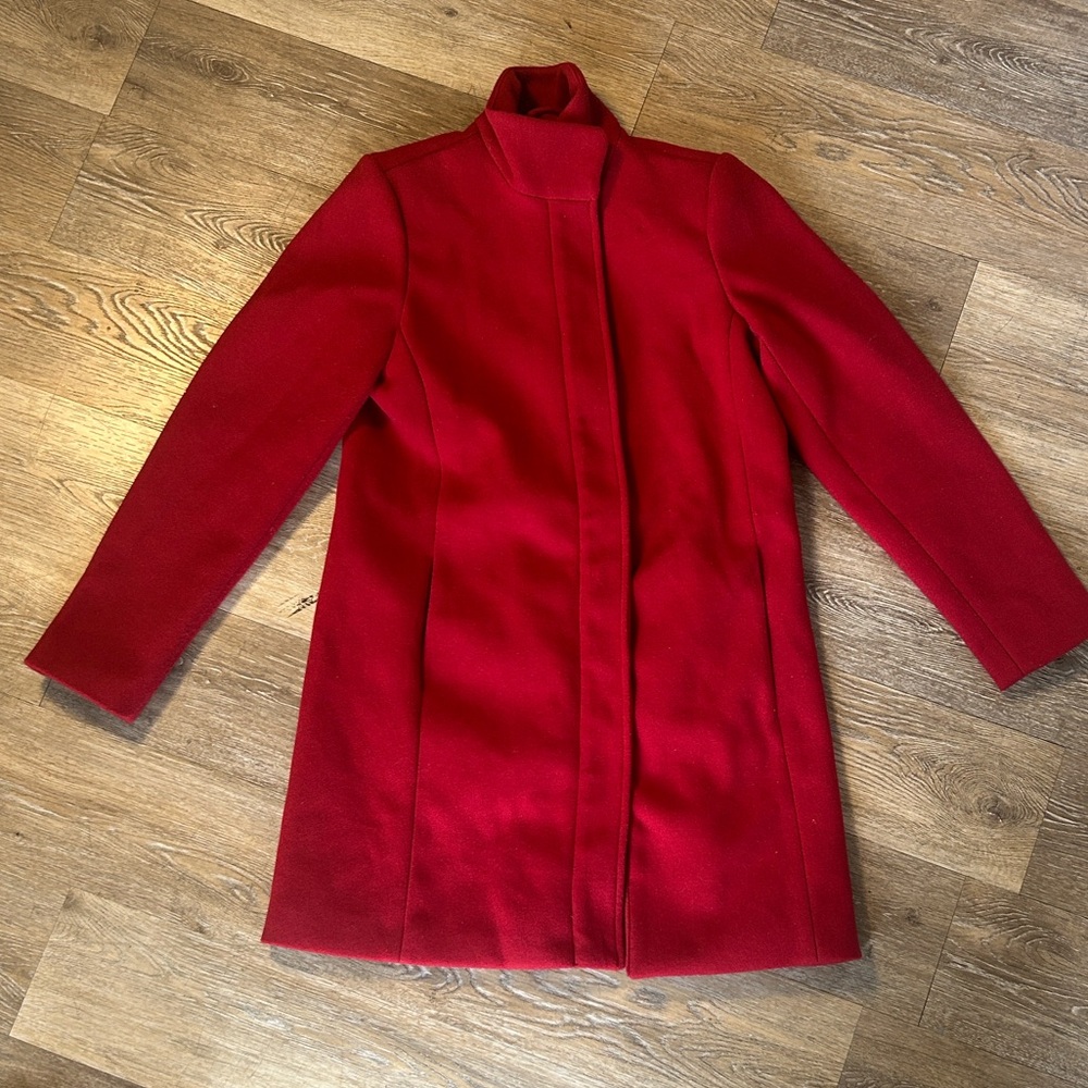 Old Navy Red Pea Coat